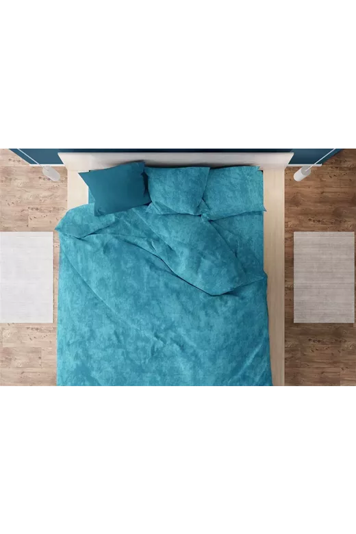 Πάπλωμα Premium Shadow 620 220X240 Turquoise 100% Cotton