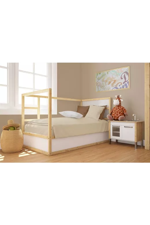 Πάπλωμα bebe Solid 502 120X160 Beige 100% Cotton