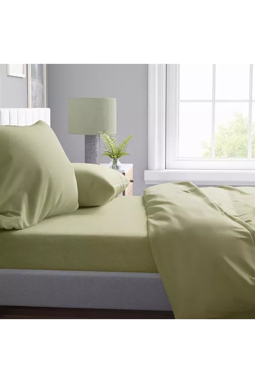 Πάπλωμα Solid 504 220X240 Olive 100% Cotton
