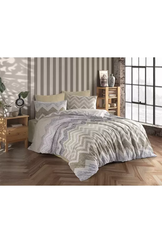 ΠΑΠΛΩΜΑ ΕΜΠΡΙΜΕ Αθηνά 406 220X240 Beige Cott/Pol 70/30