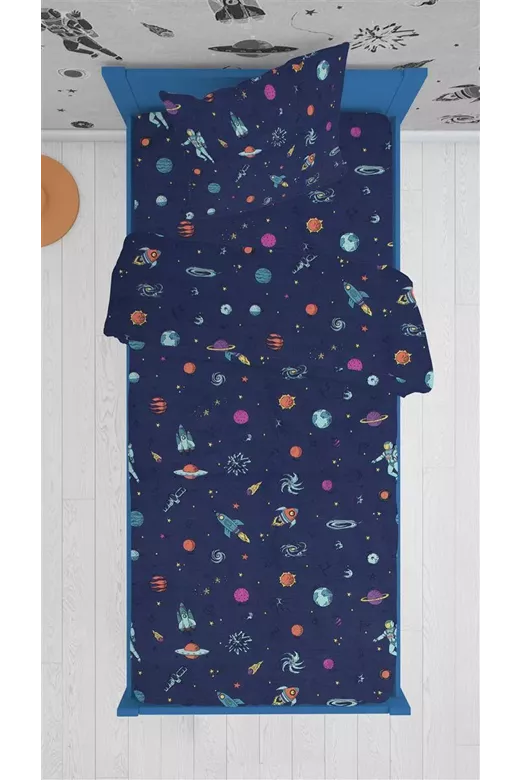 ΠΑΠΛΩΜΑ ΕΜΠΡΙΜΕ kids Space 189 160X240 Blue Cotton 100%