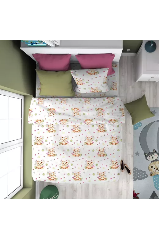 ΠΑΠΛΩΜΑ ΕΜΠΡΙΜΕ kids Lion Cub 530 160X240 Beige 100% Cotton
