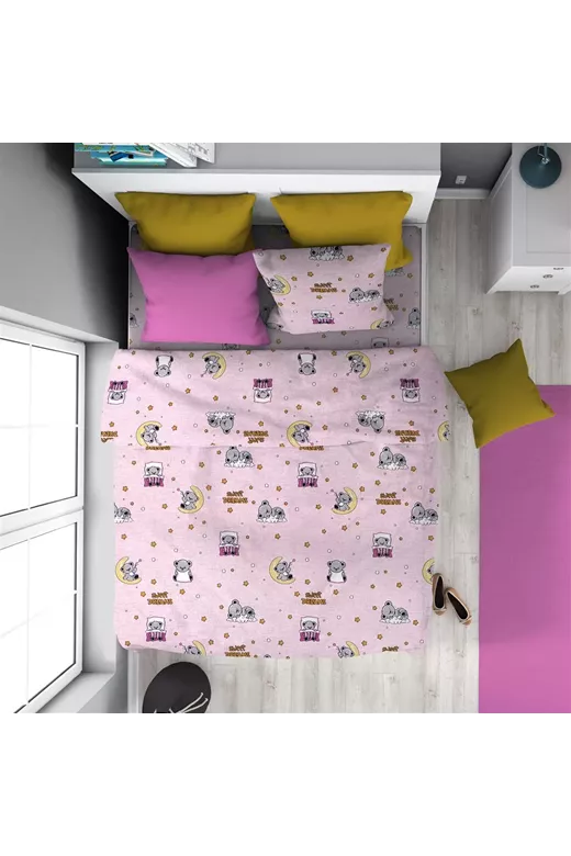 ΠΑΠΛΩΜΑ ΕΜΠΡΙΜΕ kids Sweet Dreams 550 160X240 Pink 100% Cotton