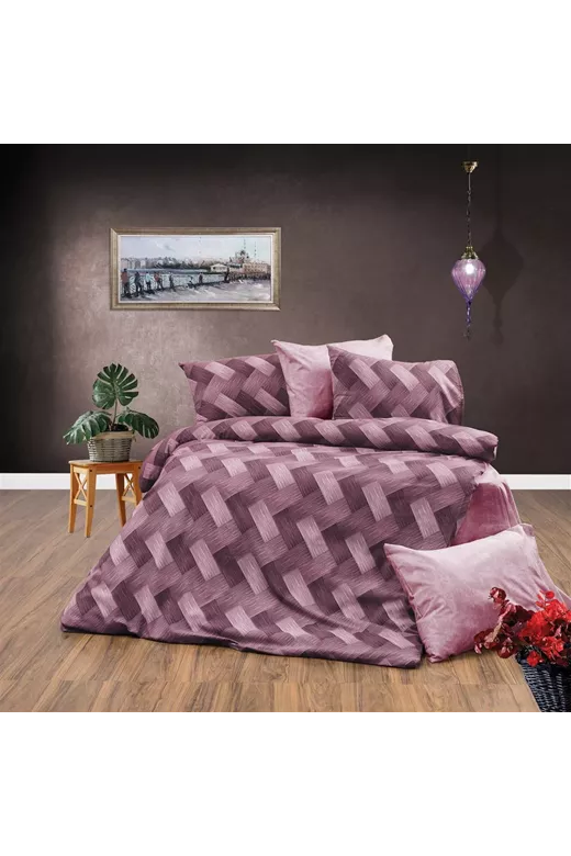 ΠΑΠΛΩΜΑ ΕΜΠΡΙΜΕ Αλκμήνη 453 160X240 Mauve 70/30 Cott/Pol