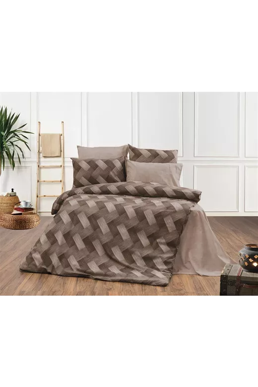 ΠΑΠΛΩΜΑ ΕΜΠΡΙΜΕ Αλκμήνη 451 220X240 Beige 70/30 Cott/Pol