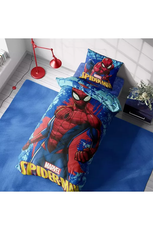 Πάπλωμα Marvel Spider-Man 711 160X240 Electric Blue 100% Cotton
