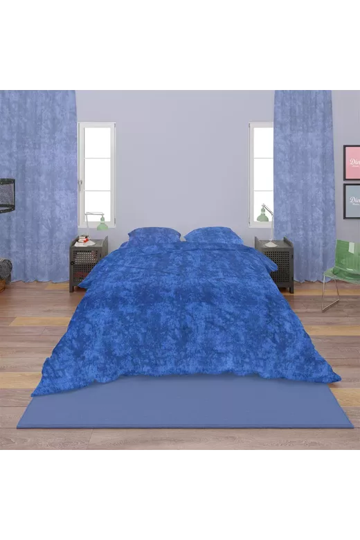 Πάπλωμα Premium Shadow 631 160X240 Electric Blue 100% Cotton