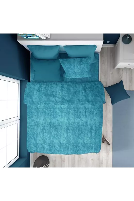 Πάπλωμα Premium Shadow 620 160X240 Turquoise 100% Cotton