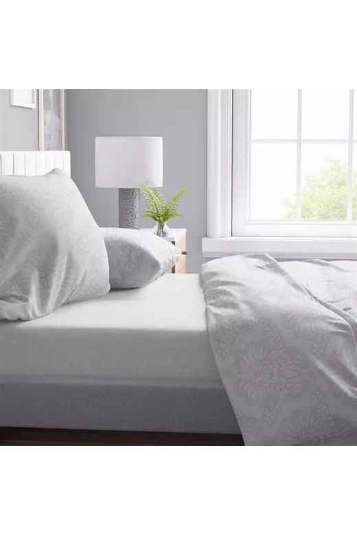 Πάπλωμα Εμπριμέ Άρτεμις 701 220X240 Grey 100% Cotton