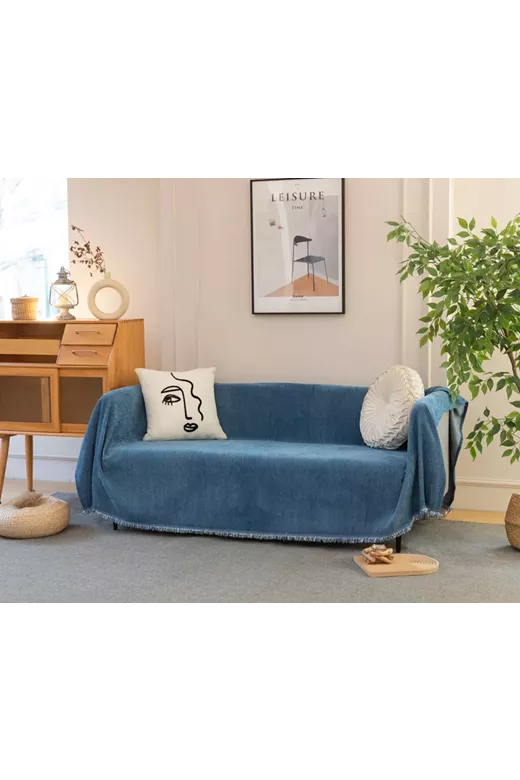 Ριχτάρια (Σετ 2τμχ) Mcdecor Herr Μπλέ - MCDECOR