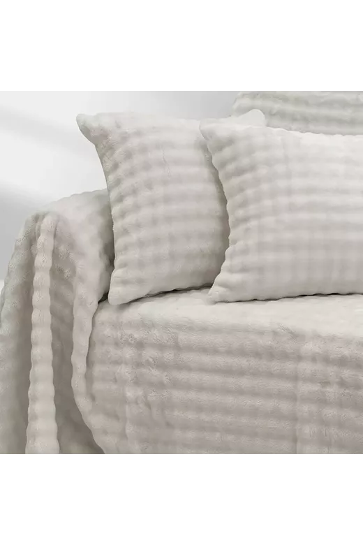 LINO Ριχτάρι Καναπέ Τριθέσιο 180x300 Kvall Off White