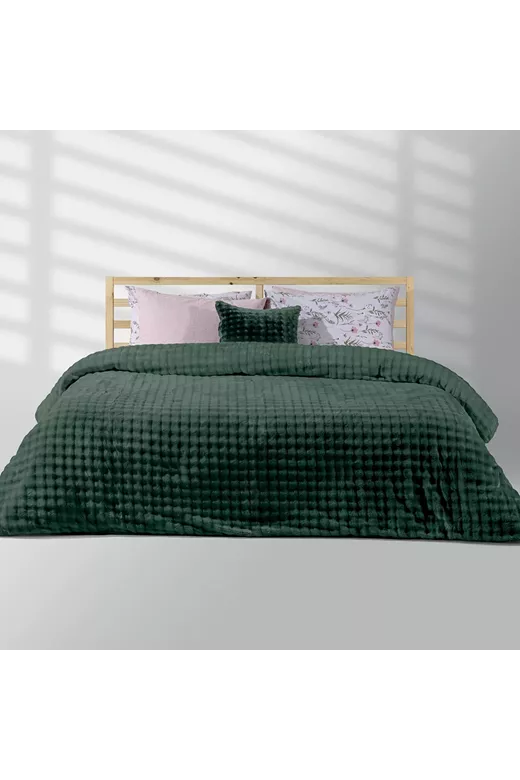 LINO Κουβερτοπάπλωμα Υπέρδιπλο 220x240 Kvall Λαδί