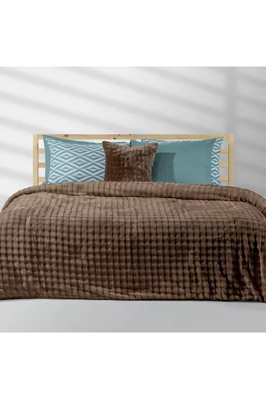 LINO Κουβερτοπάπλωμα Ημίδιπλο 160x220 Kvall Μπεζ