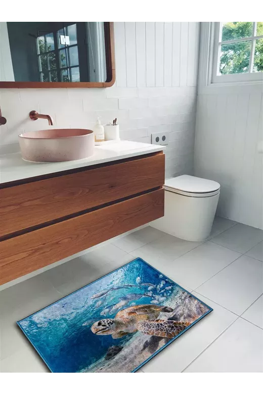 ΑΝΤΙΟΛΙΣΘΗΤΙΚΟ ΠΑΤΑΚΙ Sea Turtle 261 60X100 Polyester 100%