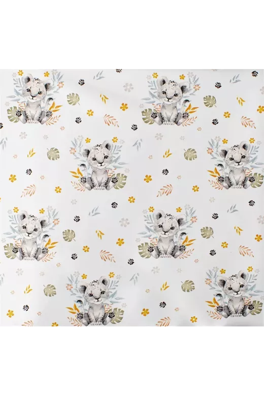 ΠΑΝΑ ΧΑΣΕ bebe Lion Cub 531 80X80 Grey 100% Cotton