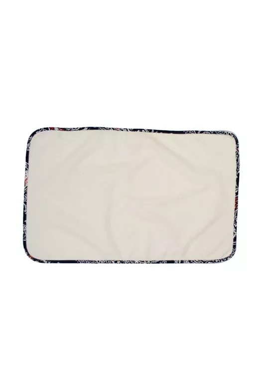 Σελτεδάκι Αδιάβροχο bebe 154 Λαχούρ 67X90 Λευκό/Navy Blue Cotton 100%