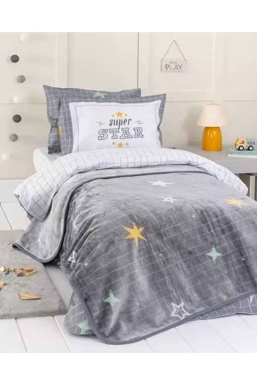 Κουβέρτα Βελουτέ Starlight