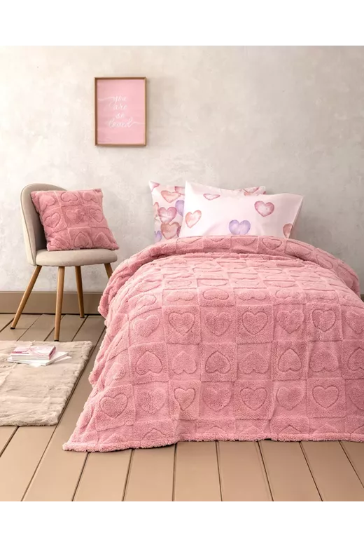 Κουβέρτα Amoria Pink