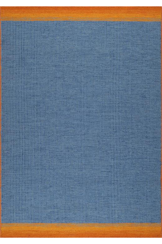 Κιλίμι χειροποίητο μάλλινο Tapicap Nexus Blue-Orange