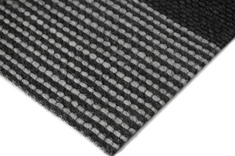 Χειροποίητο υφαντό μάλλινο χαλί Tapicap Plex 107 Grey-Black