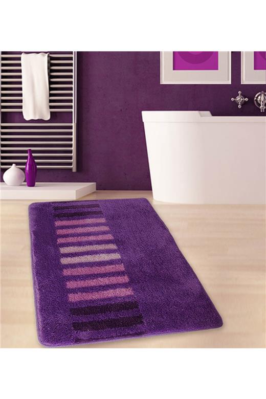 Πατάκι μπάνιου ακρυλικό San Lorentzo Line Purple