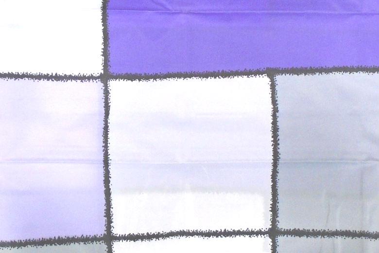 Κουρτίνα μπάνιου υφασμάτινη Aquanova Mosaique Purple