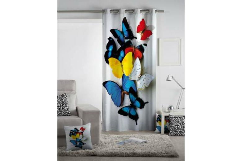 Κουρτίνα λονέτα με τρουκς 856 Butterfly