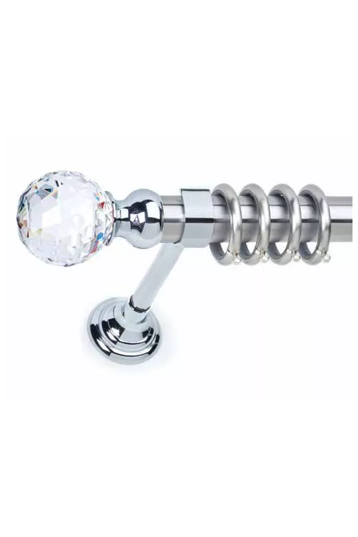 Κουρτινόξυλο Φ35 με Swarovski 8558