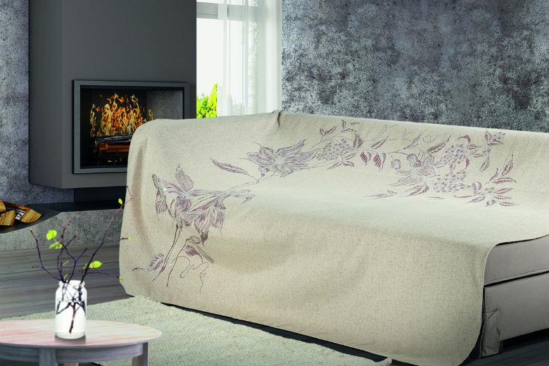 Ριχτάρι chenille σε 3 διαστάσεις Moda Sofa Εντελβάις-5