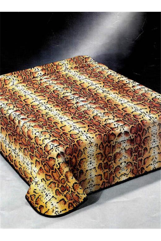 Κουβέρτα βελουτέ Rasilan Snake