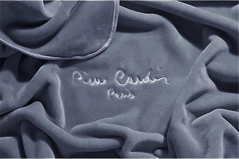 Κουβέρτα βελουτέ Pierre Cardin Nancy 545 Anthracite 70