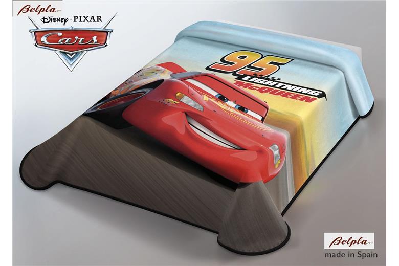 Κουβέρτα βελουτέ Disney Belpla Cars