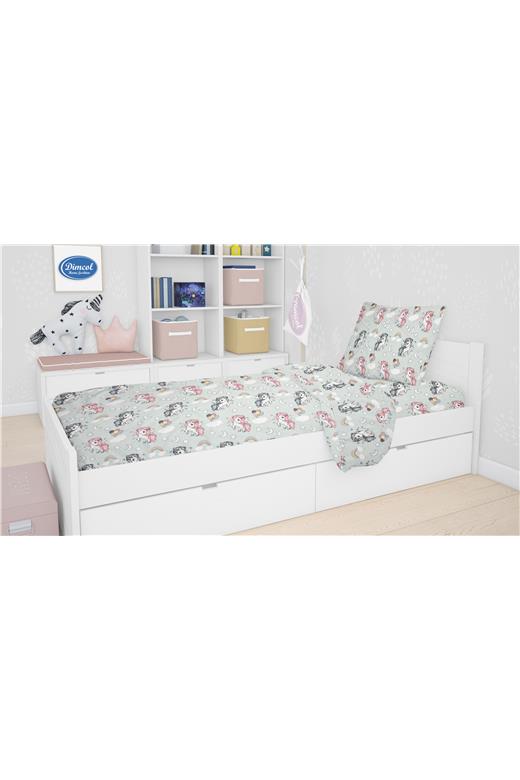 ΠΑΠΛΩΜΑΤΟΘΗΚΗ ΕΜΠΡΙΜΕ ΠΑΙΔ COT 100% 160Χ240 UNICORN