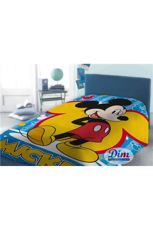 ΚΟΥΒΕΡΤΑ ΠΙΚΕ ΠΑΙΔ COT 100% 160Χ240 MICKEY 565 Digital Print