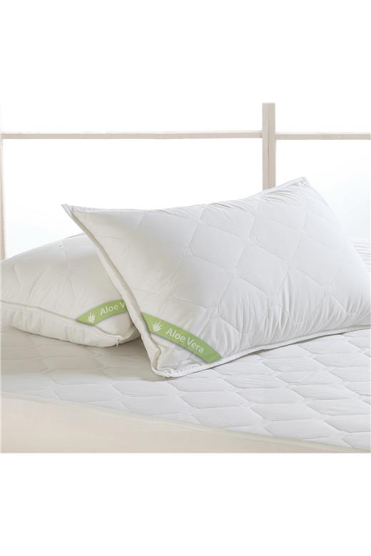 Ζευγος Ζευγος Καλυμμα Μαξιλαριων 50X70 White Comfort ALOE VERA WATERPROOF
