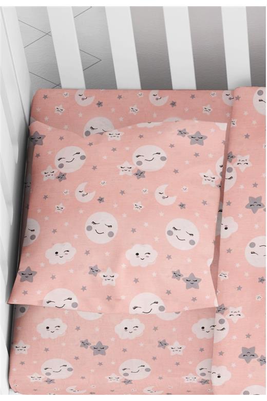 ΜΑΞΙΛΑΡΟΘΗΚΗ ΕΜΠΡΙΜΕ ΒΡΕΦ Cotton 100% 35Χ45 Smile