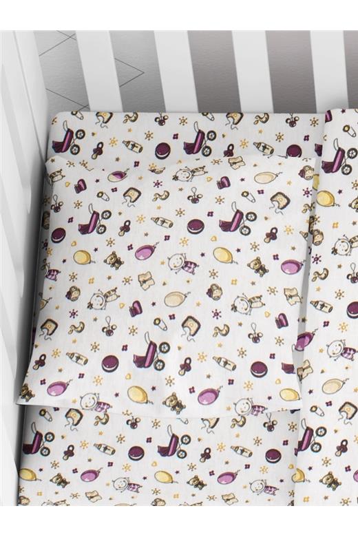 ΜΑΞΙΛΑΡΟΘΗΚΗ ΕΜΠΡΙΜΕ ΒΡΕΦ Flannel Cotton 100% 35Χ45 Baby