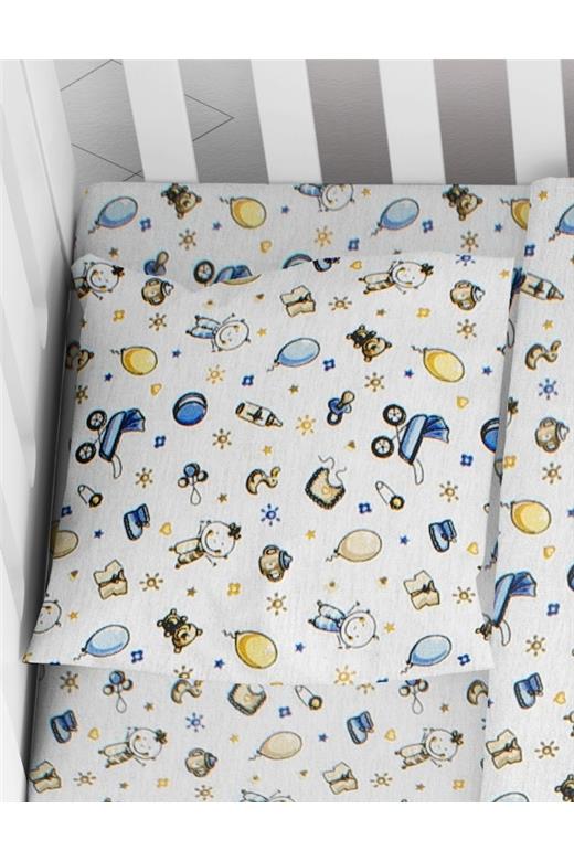 ΜΑΞΙΛΑΡΟΘΗΚΗ ΕΜΠΡΙΜΕ ΒΡΕΦ Flannel Cotton 100% 35Χ45 Baby