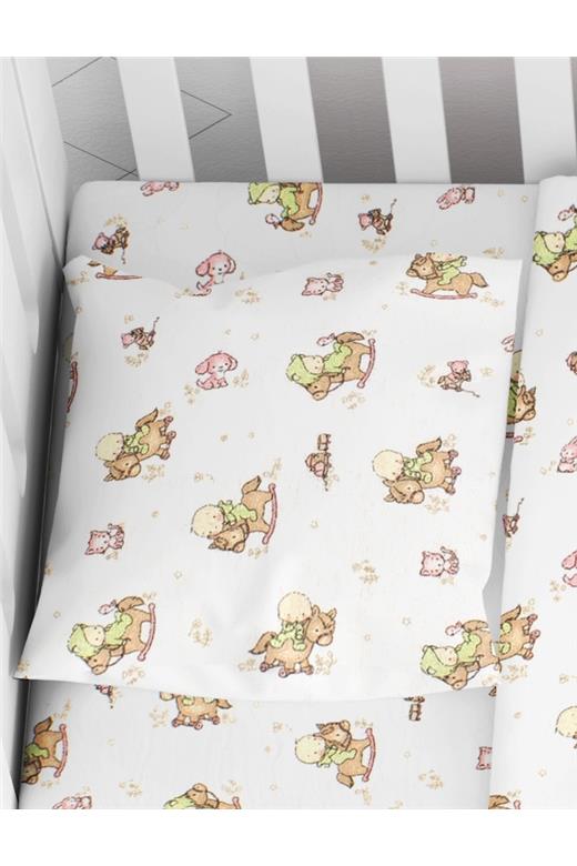 ΜΑΞΙΛΑΡΟΘΗΚΗ ΕΜΠΡΙΜΕ ΒΡΕΦ Flannel Cotton 100% 35Χ45 Baby