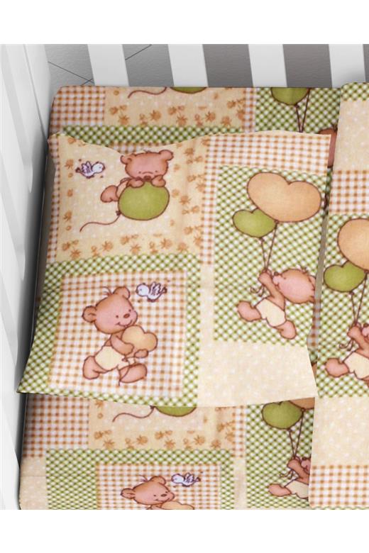 ΜΑΞΙΛΑΡΟΘΗΚΗ ΕΜΠΡΙΜΕ ΒΡΕΦ Flannel Cotton 100% 35Χ45 Baloon