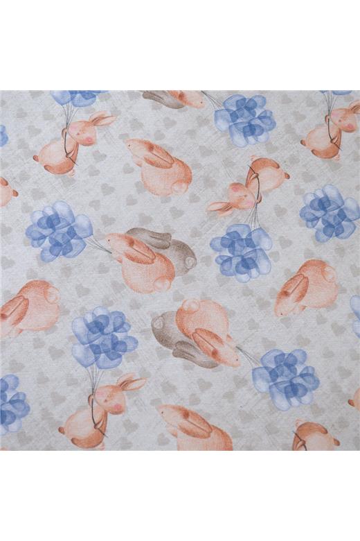 LINO ΠΑΝΤΑ LITTLE BUNNY-L C-801 GREY 65+65+65X40