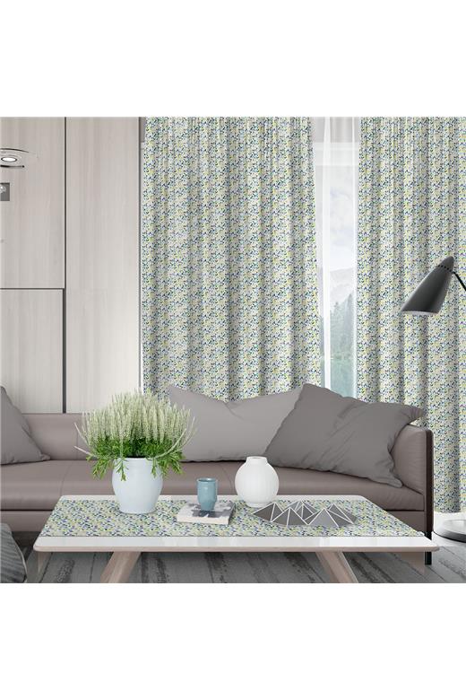 LINO ΚΟΥΡΤΙΝΑ BINIGAUS 601 ΜΕ ΤΡΕΣΑ BLUE 135X270