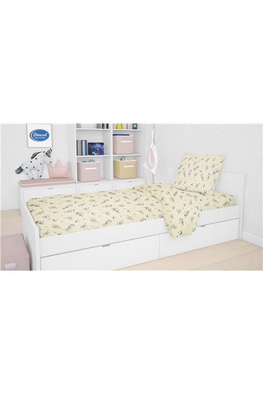 ΠΑΠΛΩΜΑΤΟΘΗΚΗ ΕΜΠΡΙΜΕ ΠΑΙΔ Flannel Cotton 100% 160Χ240 Birds 16 Ecru