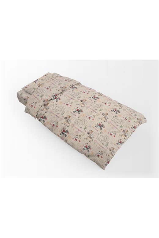 ΣΕΝΤΟΝΙΑ ΕΜΠΡΙΜΕ ΣΕΤ 3 τεμ ΠΑΙΔ Flannel Cotton 100% 160Χ240 Africa