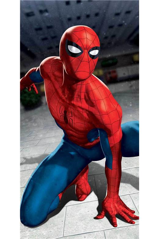 ΠΕΤΣΕΤΑ ΘΑΛΛΑΣΗΣ ΒΕΛΟΥΤΕ ΠΑΙΔ Cotton 100% 70X140 SPIDERMAN 18 Digital Print