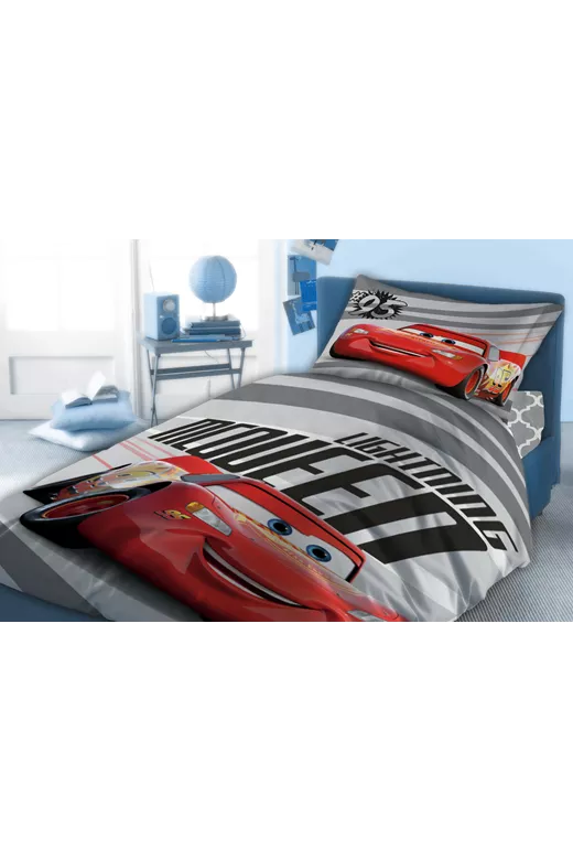 ΣΕΝΤΟΝΙΑ ΣΕΤ 3 τεμ ΠΑΙΔ Cotton 100% 160Χ240 CARS 873 Digital Print