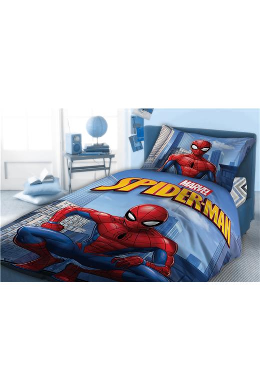 ΣΕΝΤΟΝΙΑ ΣΕΤ 3 τεμ ΠΑΙΔ Cotton 100% 160Χ240 SPIDERMAN 813 Digital Print