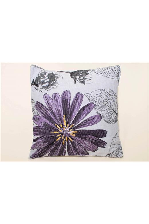 ΜΑΞΙΛΑΡΟΘΗΚΗ (45cm x 45cm) FLOWER PURPLE