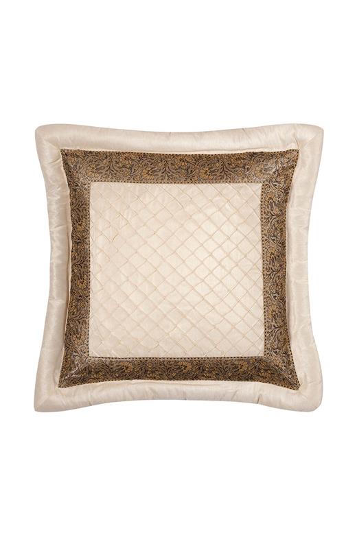 ΜΑΞΙΛΑΡΟΘΗΚΗ (45cm x 45cm)  μπουρλέ ivory