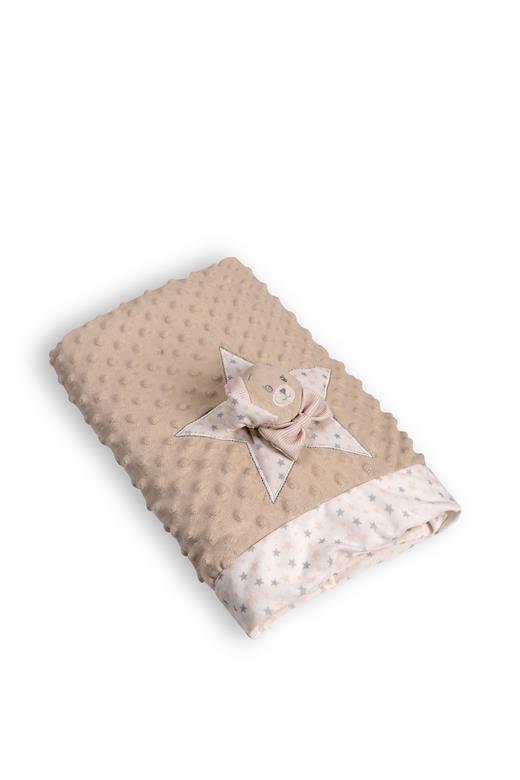ΒΕΒΕ ΚΟΥΒΕΡΤΑΚΙ FSJ161001J (100cm x 140cm) μπέζ